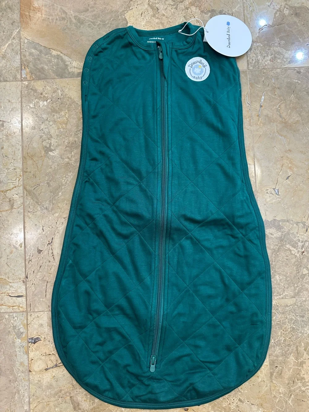 NWT Baby Dreamland Bamboo Swaddle Sack Sz 0-6 months